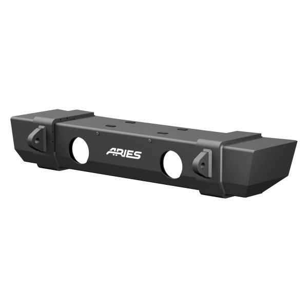 Aries® - TrailCrusher™ Stubby Front HD Textured Black Bumper