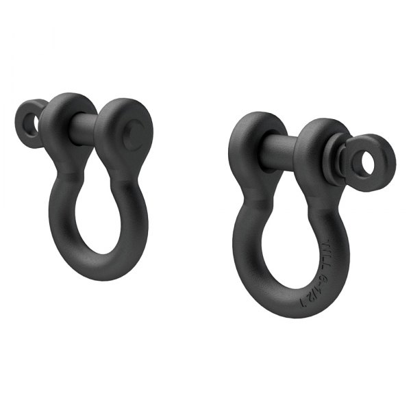 Aries® - TrailCrusher™ Textured Black Shackles