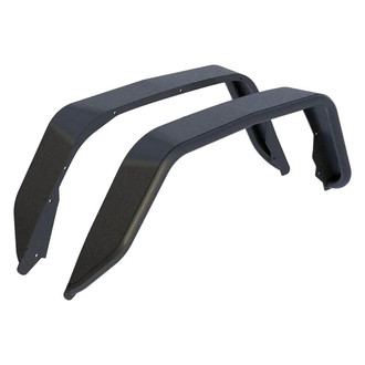 Aries® - Textured Black Rear Tubular Fender Flares