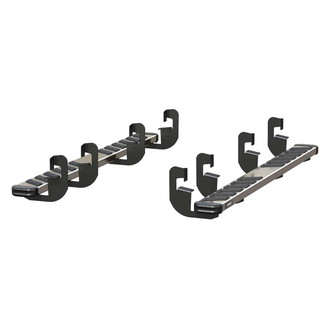 Aries® - 6" NovaTrac Cab Length Polished Running Boards