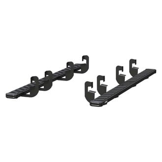 Aries® - 6" NovaTrac Cab Length Black Running Boards