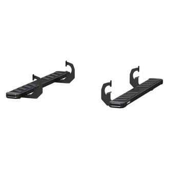 Aries® - 6" NovaTrac Cab Length Black Running Boards