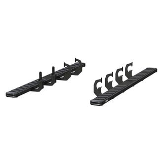 Aries® - 6" NovaTrac Cab Length Black Running Boards