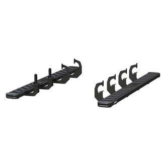 Aries® - 6" NovaTrac Cab Length Black Running Boards