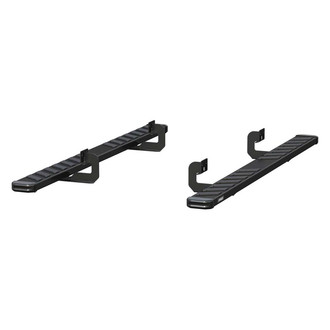 Aries® - 6" NovaTrac Cab Length Black Running Boards