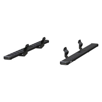 Aries® - 6" NovaTrac Cab Length Black Running Boards