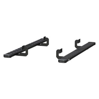 Aries® - 6" NovaTrac Cab Length Black Running Boards