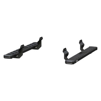 Aries® - 6" NovaTrac Cab Length Black Running Boards