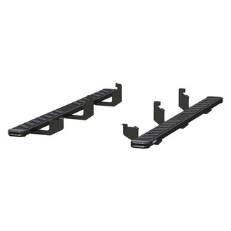 Aries® - 6" NovaTrac Cab Length Black Running Boards