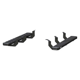 Aries® - 6" NovaTrac Cab Length Black Running Boards