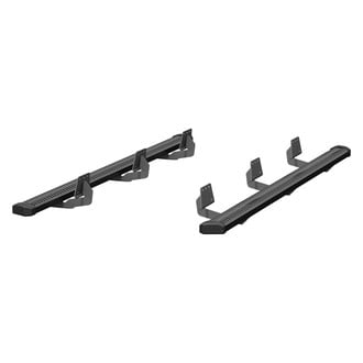 Aries® - 5" SlimGrip Cab Length Black Running Boards