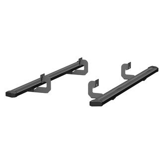Aries® - 5" SlimGrip Cab Length Black Running Boards