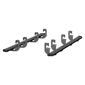 Aries® - 5" SlimGrip Cab Length Black Running Boards