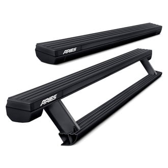 Aries® - 3.3" ActionTrac™ Retractable Black Running Boards