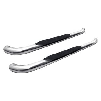 Aries® - 3" Cab Length Polished Round Side Bars