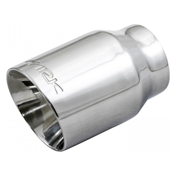 ARK Performance® - 304 SS Resonated Dual Layer Round Angle Cut Burnt Exhaust Tip