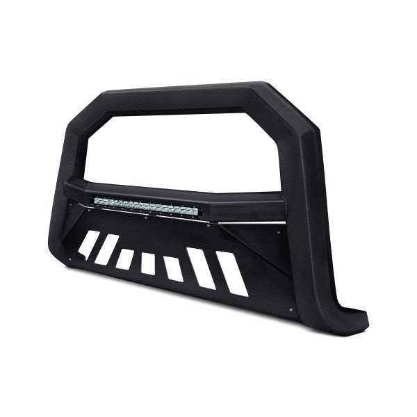 Armordillo® - AR Series Black LED Bull Bar with Black Skid Plate