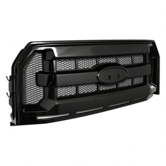 Armordillo® - 1-Pc OE Style Gloss Black Mesh Main Grille