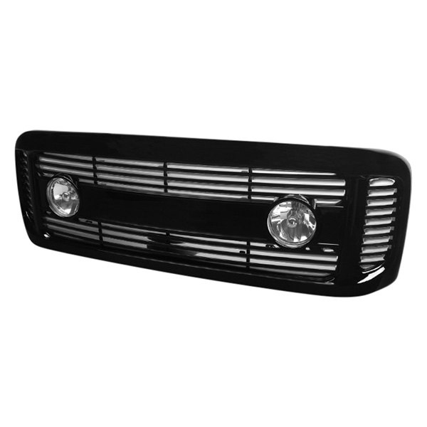 Armordillo® - 1-Pc Gloss Black Horizontal Billet Main Grille