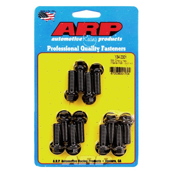 Arp for 334-2102 Sbc Chevy intake manifold bolt kit