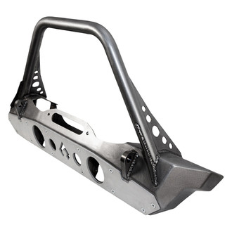 Artec Industries® - Nighthawk Stubby Raw Front Winch HD Bumper with Stinger