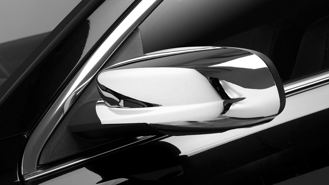 Chrome Mirror Covers Hide Scratches and Add Brightness