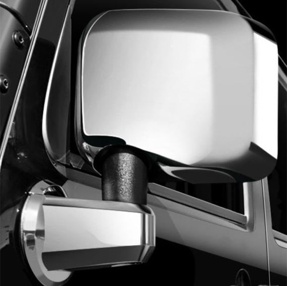 Chrome Mirror Covers Hide Scratches and Add Brightness