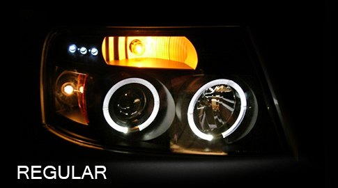 Regular Halo Rings