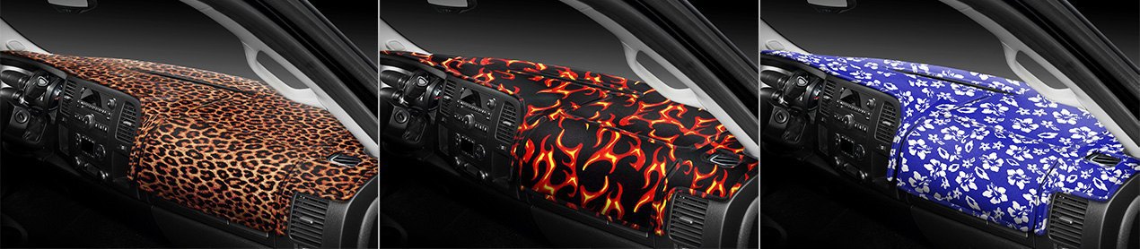 Coverking Fashion Print Dash Cover, Zebra & Leopard Print Dashboard Cover