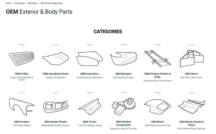 FAQ: OEM Exterior & Body Parts