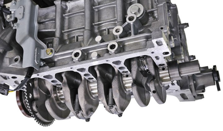 Crankshaft With Crank Case Removed