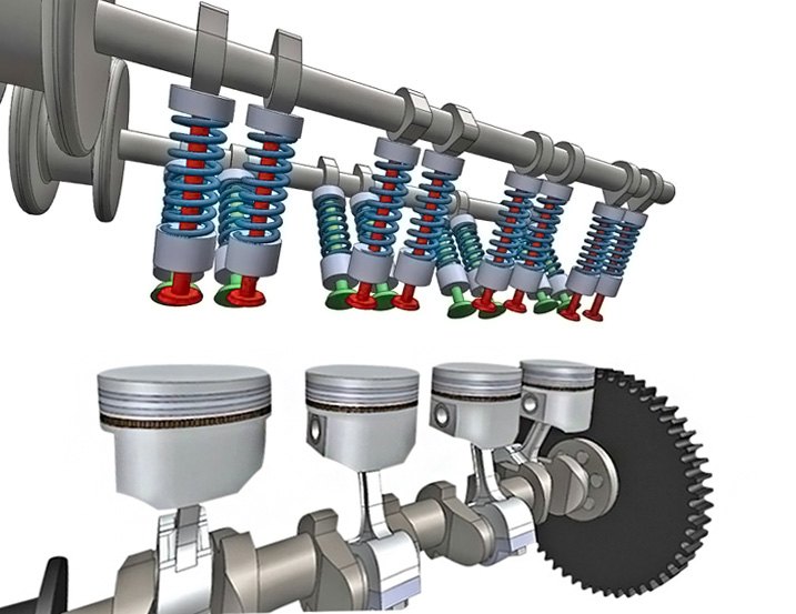 Car Engine Valve Diagram