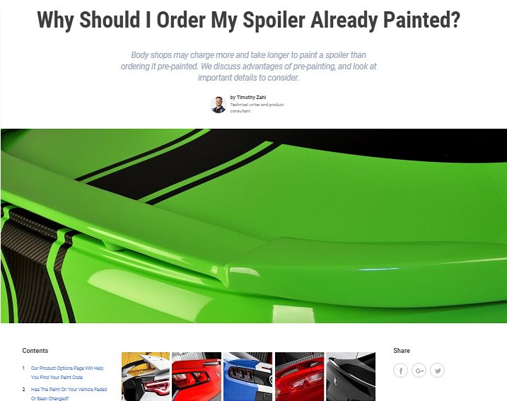 CARiD Technical Articles