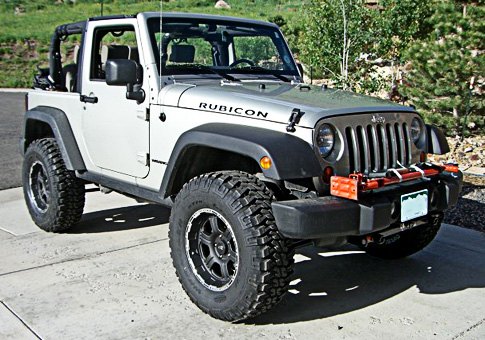 How much lift is needed for larger tires on my 2007-up Jeep Wrangler?