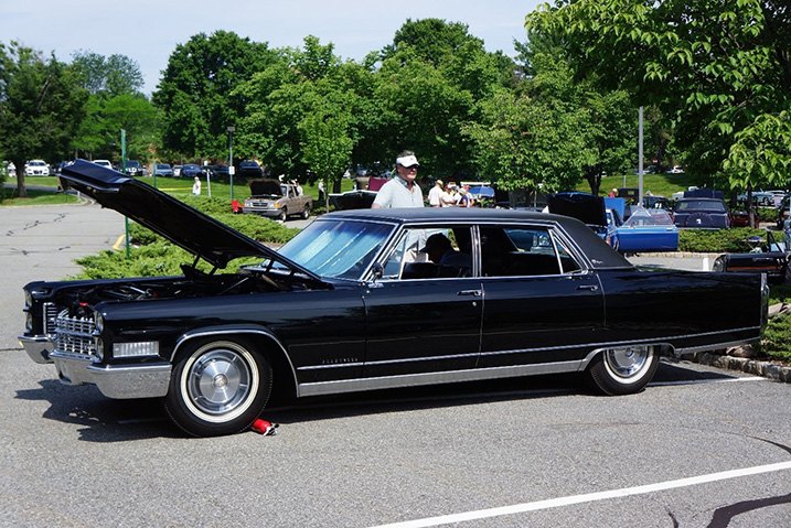 1966 Luxury Cadillac On Car Show
