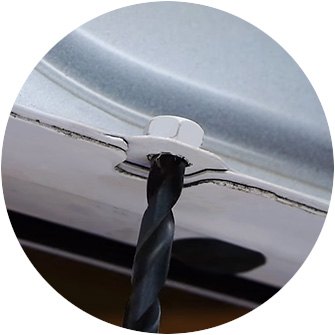 Drilling Holes Running Boards Installation