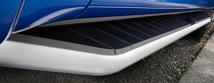 Wide Flat Running Boards Side View