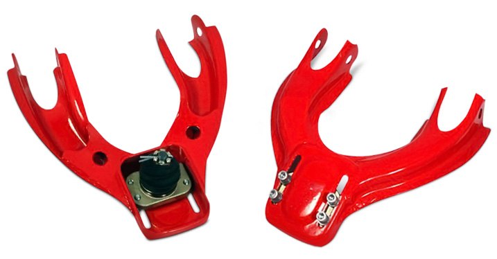 Control Arms With Adjustable Ball Joints Red Set