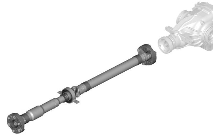 Universal joints and clearance driveshafts