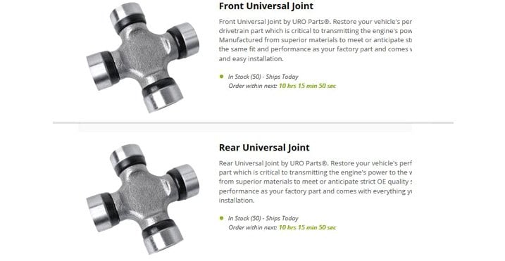 U-Joints: Identification, Selection, and Replacement