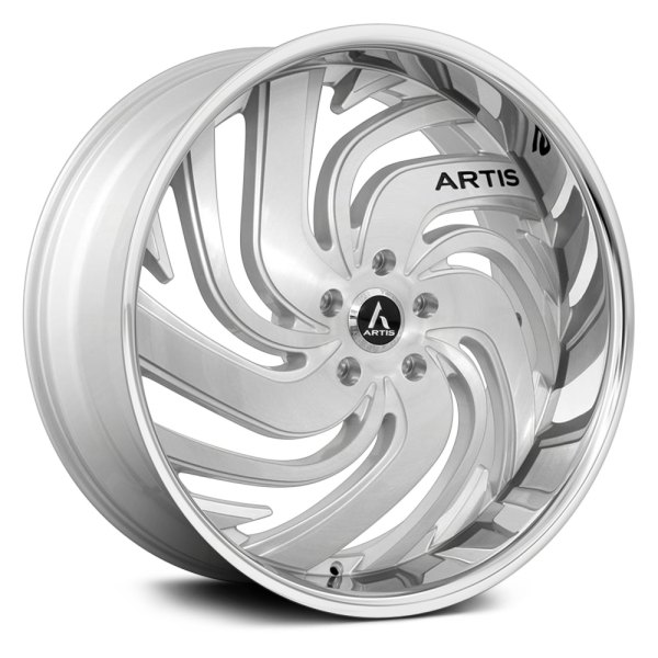 ARTIS® - FILLMORE 1PC Silver with Brushed Face and Chrome ss Lip