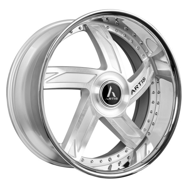 ARTIS® VESTAVIA XL Wheels - Silver with Machined Face and SS