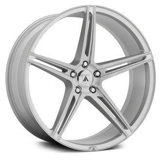 ASANTI® ABL-22 ALPHA-5 Wheels - Brushed Silver Rims