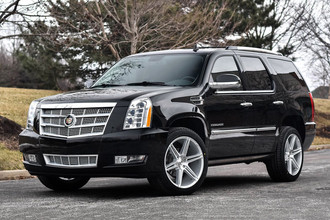 ABL-25 Brushed Silver on Cadillac Escalade