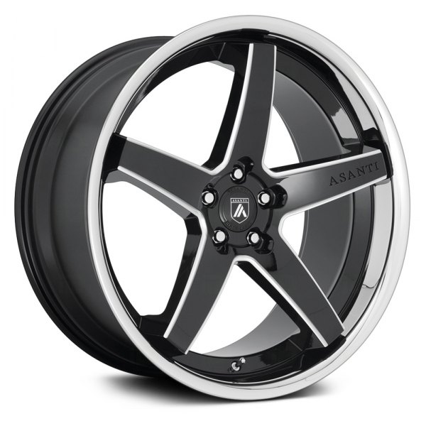 ASANTI® ABL-31 REGAL Wheels - Gloss Black with Milled Accents and ...