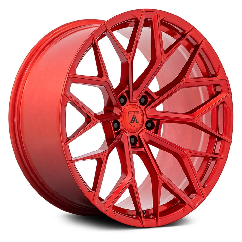 ASANTI® ABL-39 MOGUL Wheels - Candy Red Rims