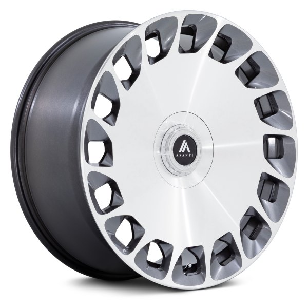 ASANTI® - ABL-45 ARISTOCRAT Gloss Platinum with Bright Machined Face