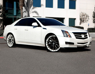 SLATE Monoblock Custom Finish on Cadillac CTS