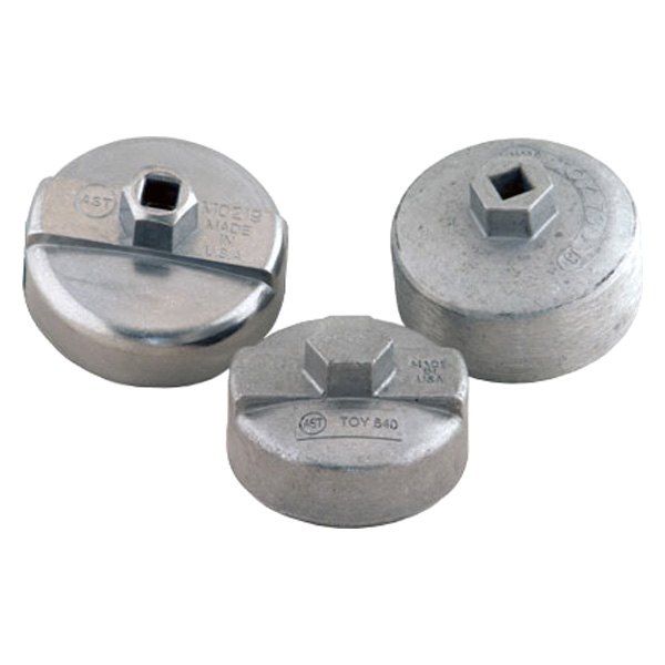 Assenmacher® - 3-piece Aluminum Cap Style Oil Filter Wrench Set