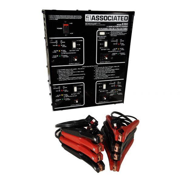 Associated Equipment® 6366 12v 20 Charging Amps Portable Automatic